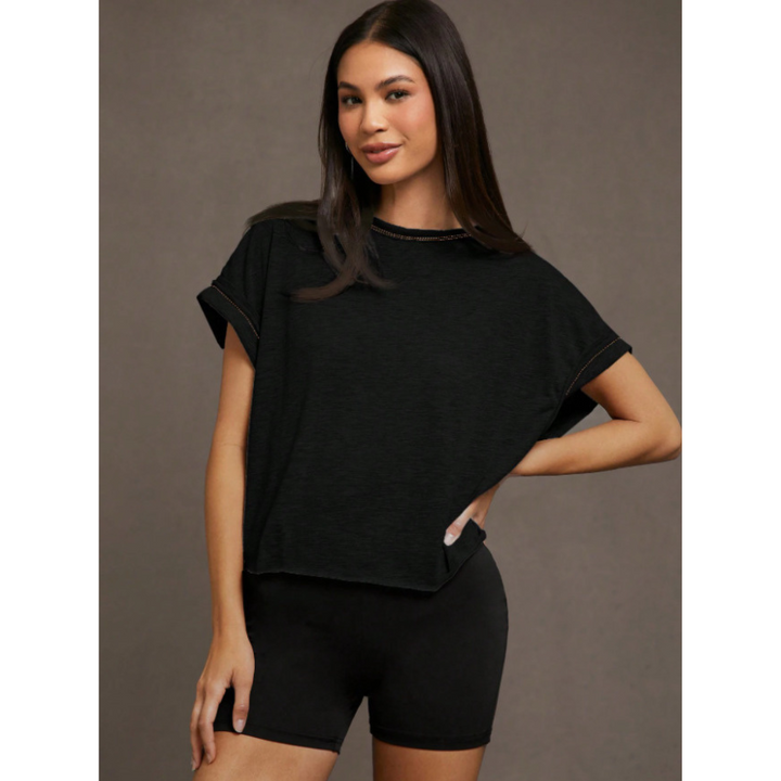 SEREIA™ | Women Everyday Cut Out Hemline Womenswear Top