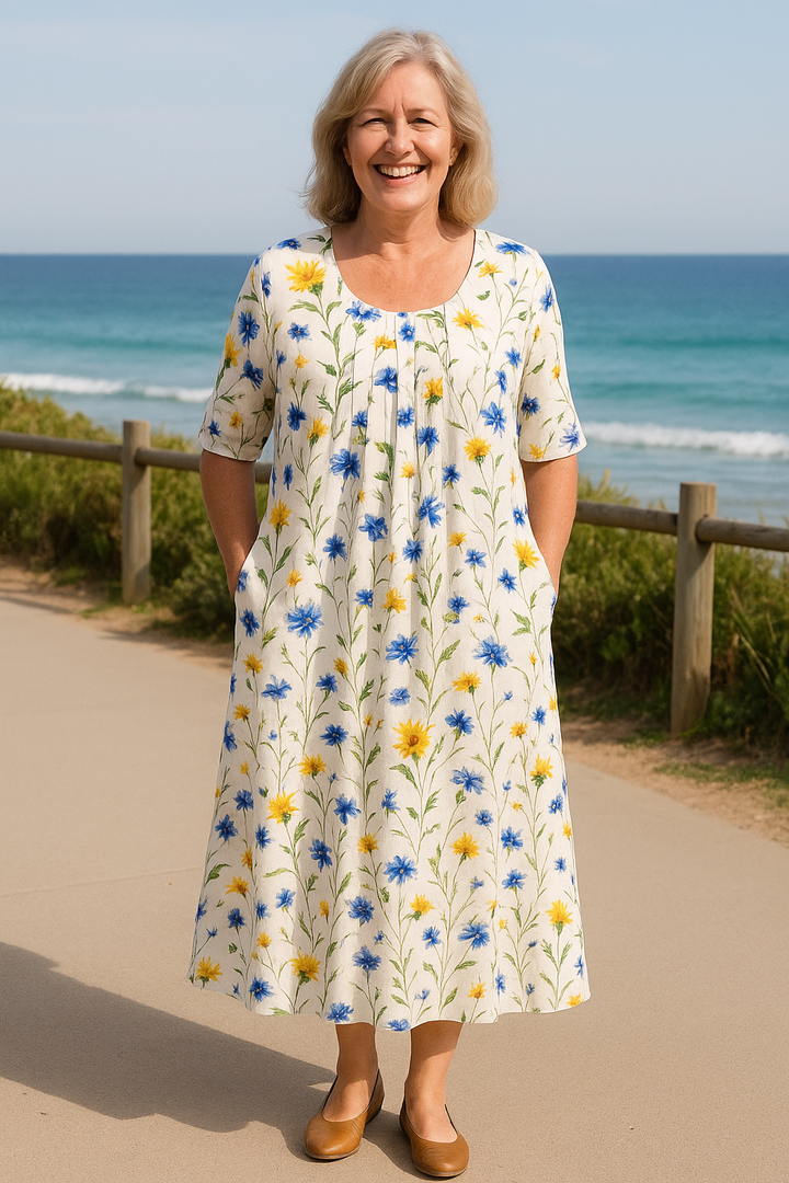 Adelaide | Flowing Midi Dress