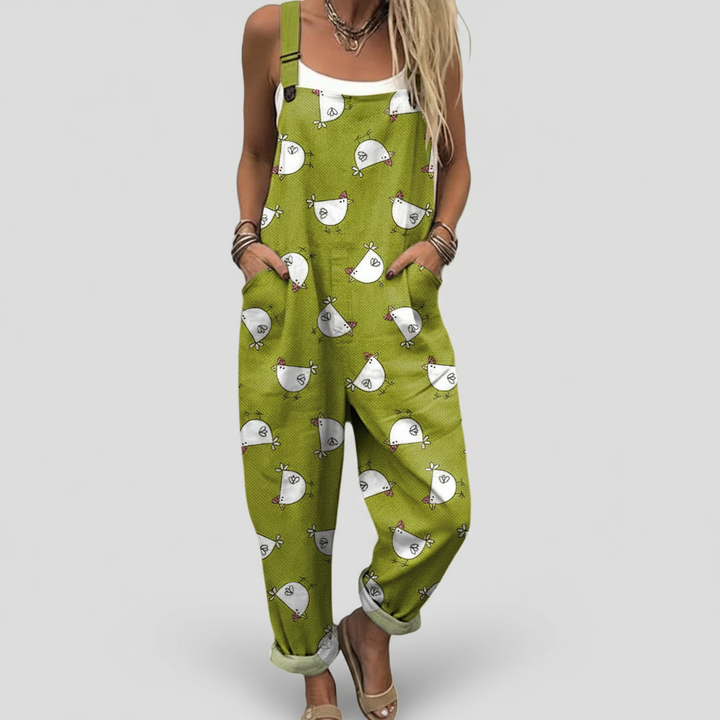 Mabel | Relaxed Cotton Overalls