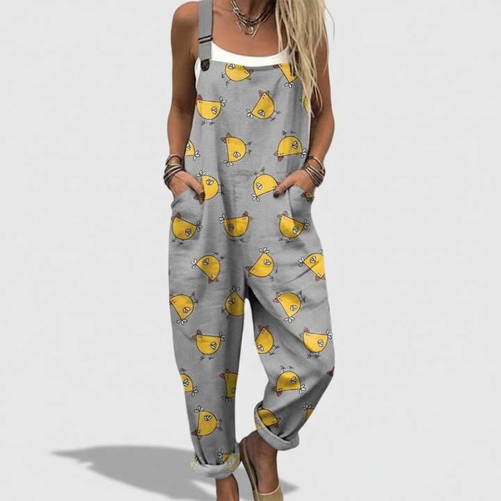 Mabel | Relaxed Cotton Overalls