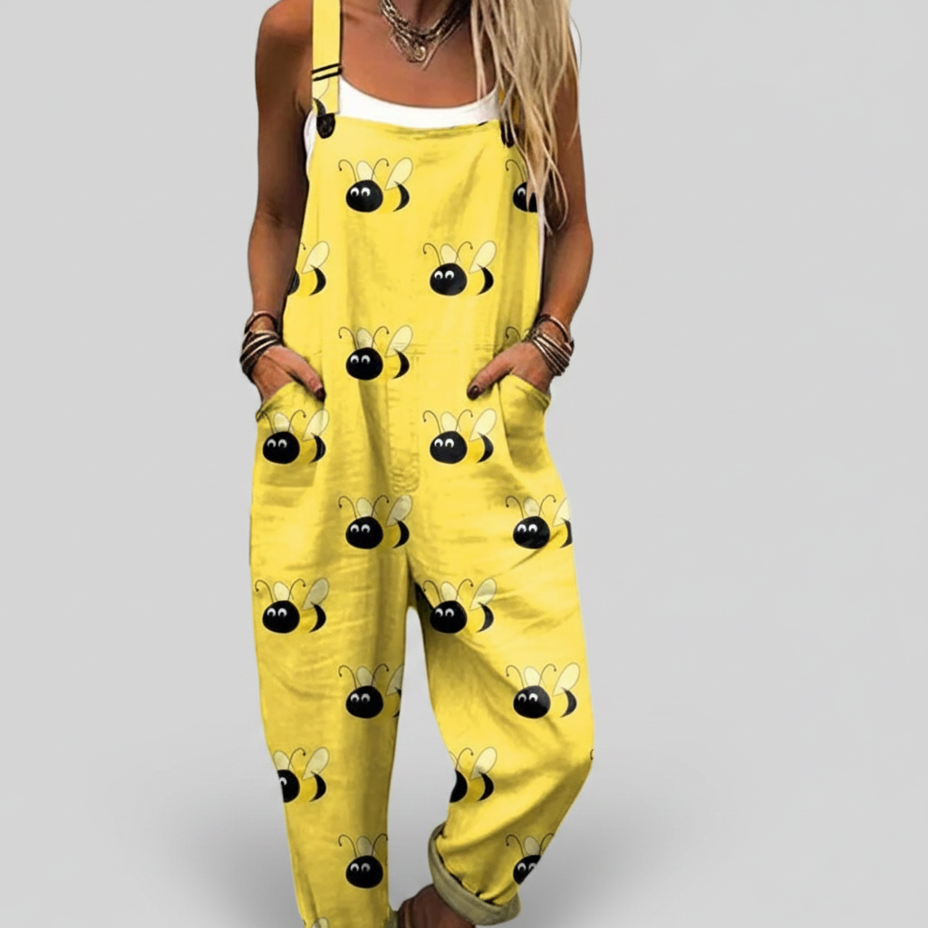 Colette | Cotton Printed Overalls
