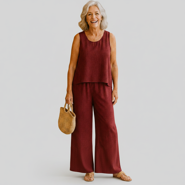 Adèle | Sleeveless Bayview Set