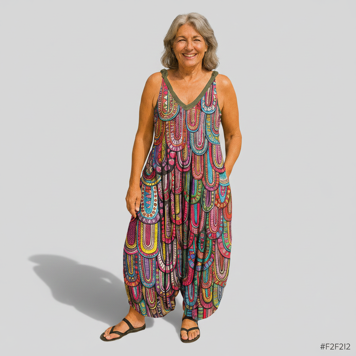 Béatrice | Wide-Leg Flowy Jumpsuit