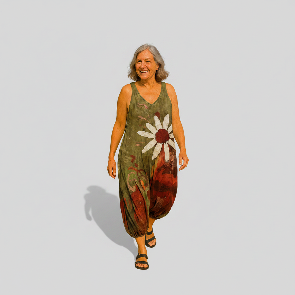 Béatrice | Wide-Leg Flowy Jumpsuit