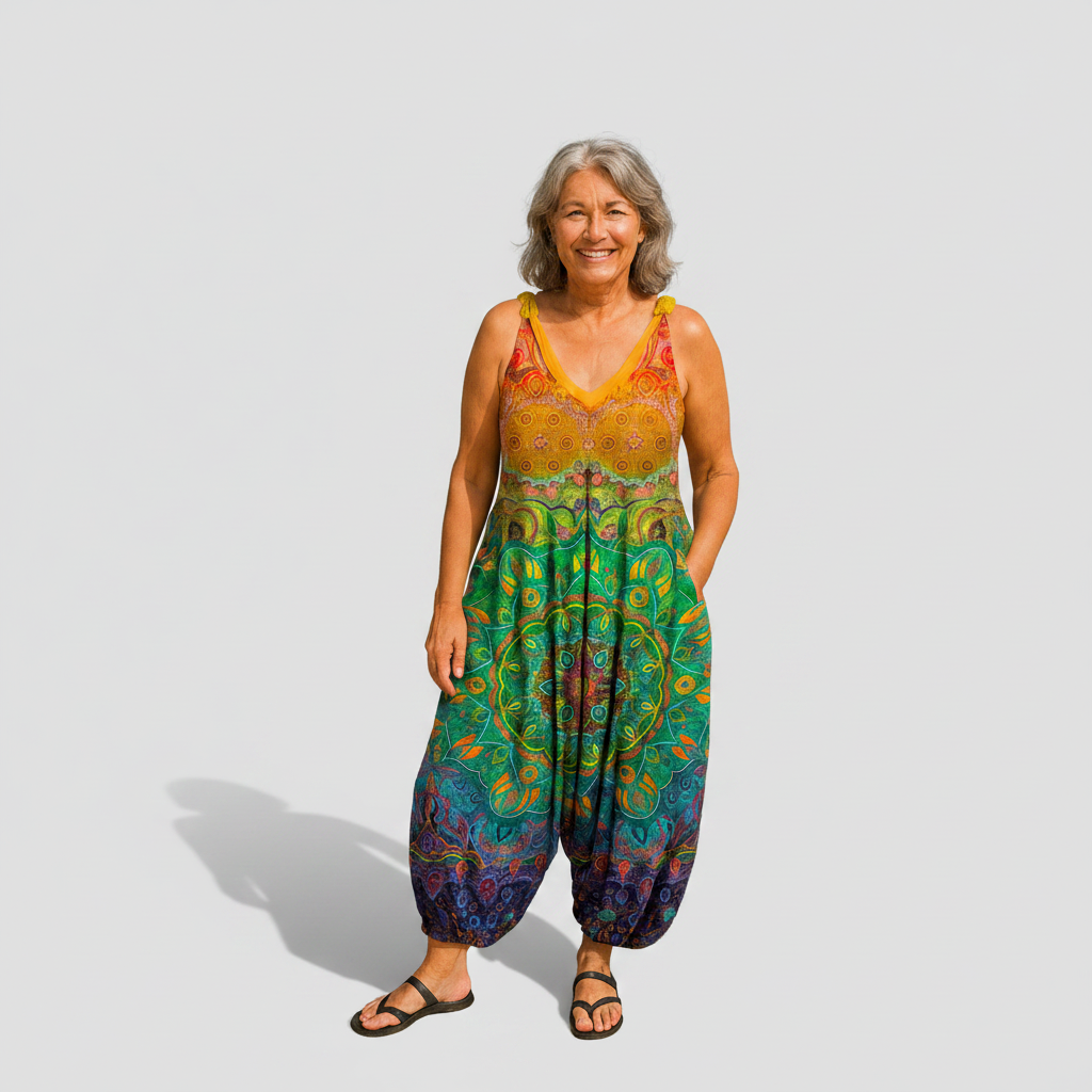 Béatrice | Wide-Leg Flowy Jumpsuit