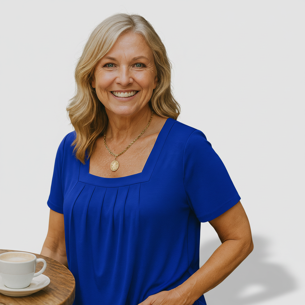 Béatrice | Pleated Comfort Top