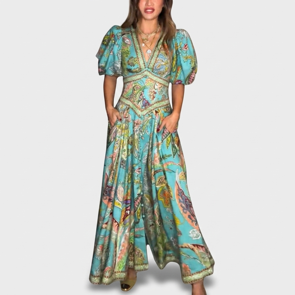Léonie | Puff Sleeve Maxi