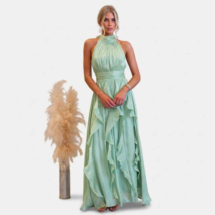 Nora | Ruffled Maxi Dress