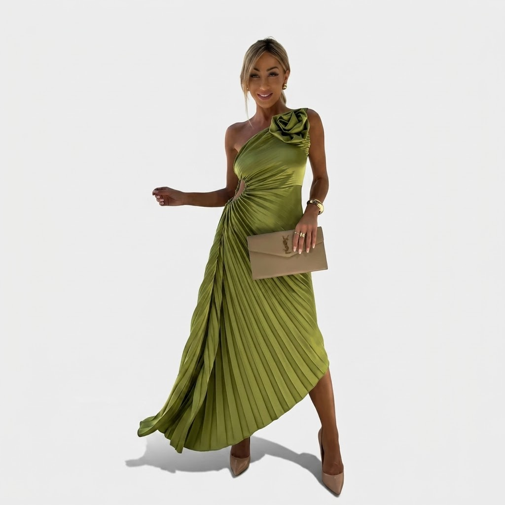 Gabrielle | One-Shoulder Floral Maxi