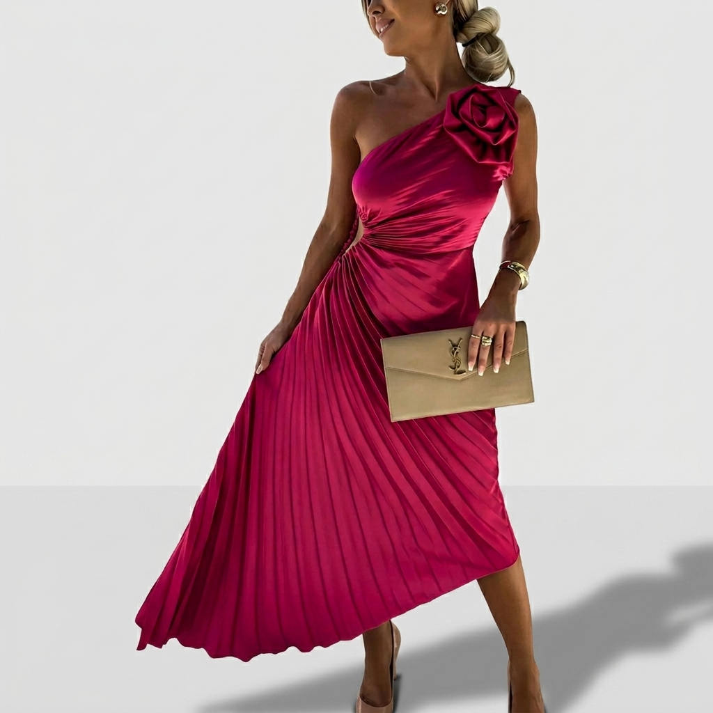 Gabrielle | One-Shoulder Floral Maxi