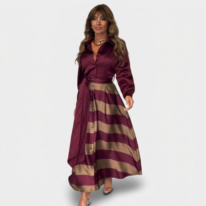 Juniper | Striped Maxi Dress
