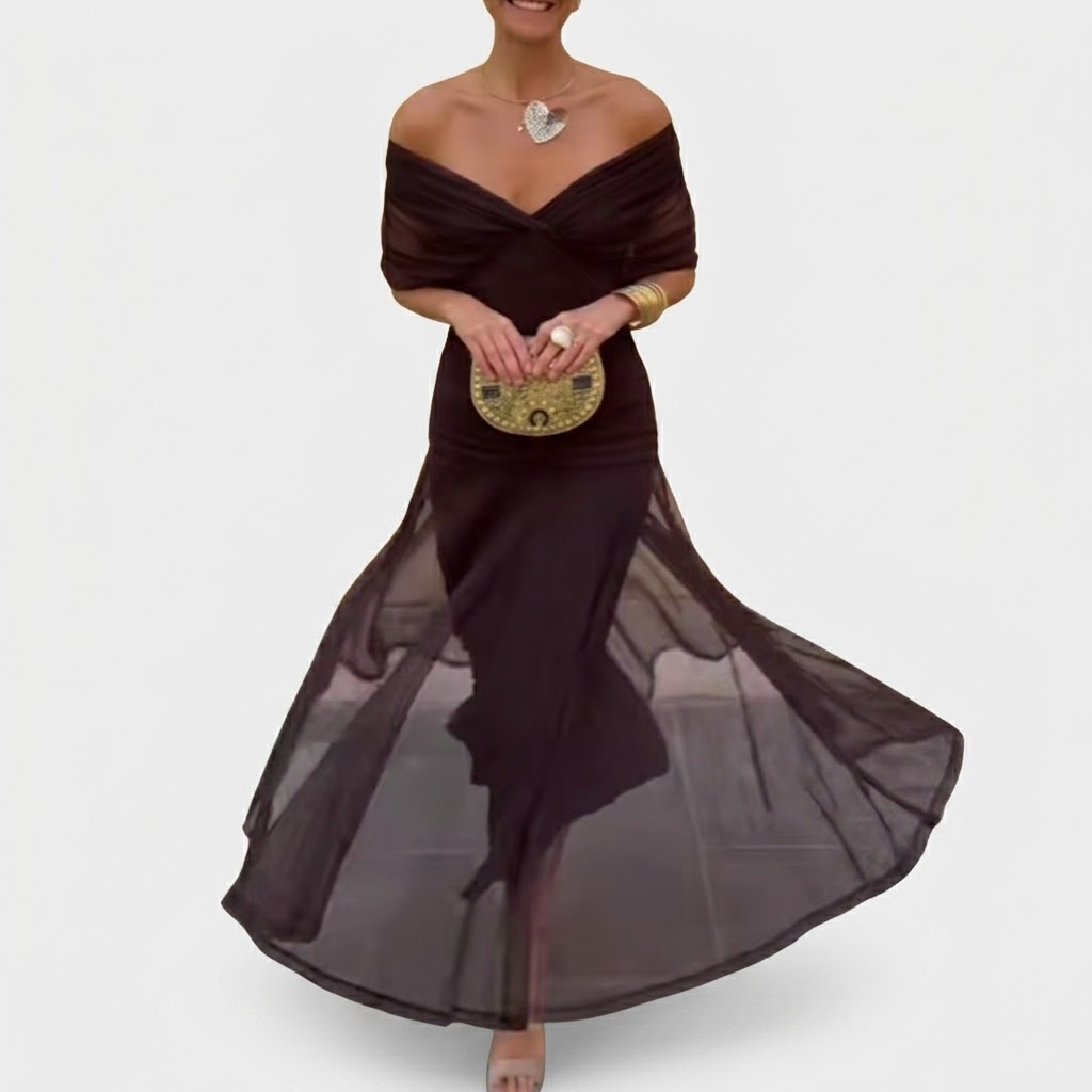 Delphine | Pleated Maxi Dress