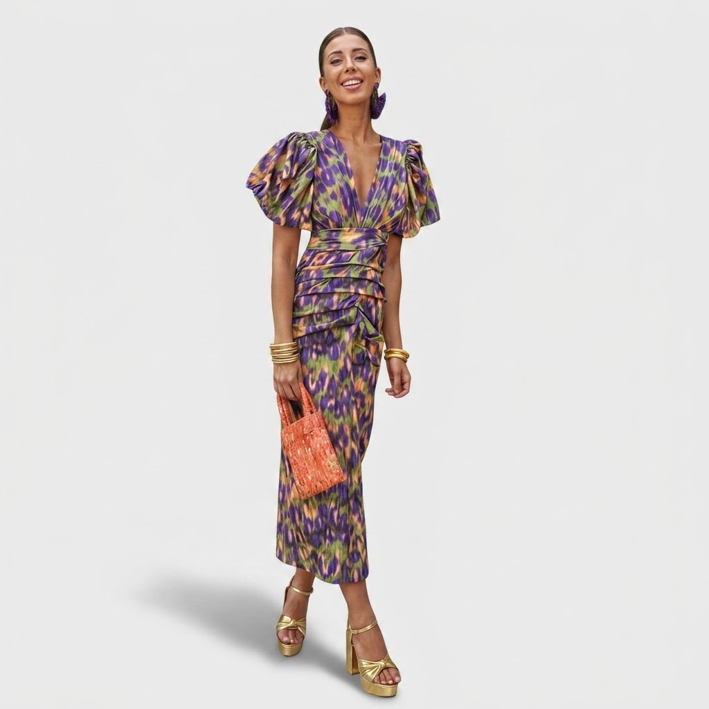 Véronique | Pleated Midi Vibe