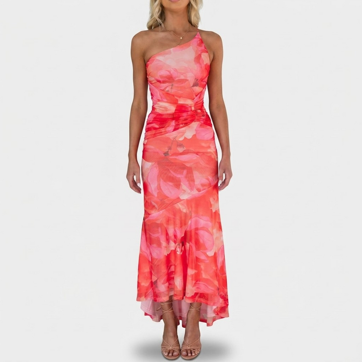 Layla | Pleated One-Shoulder Grace