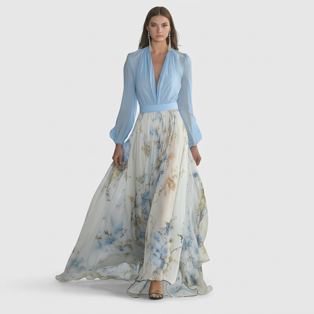 Nathalie | Blooming Maxi Gown