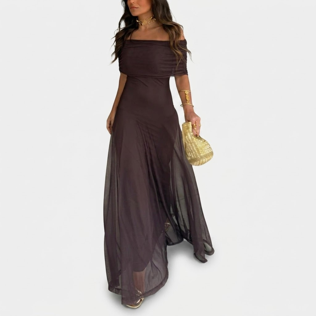 Vivienne | Mesh Maxi Elegance