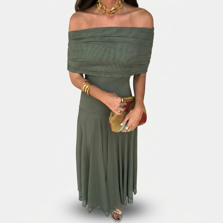 Vivienne | Mesh Maxi Elegance