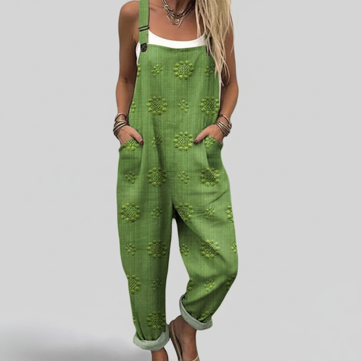 Noémie | Vintage Linen Jumpsuit